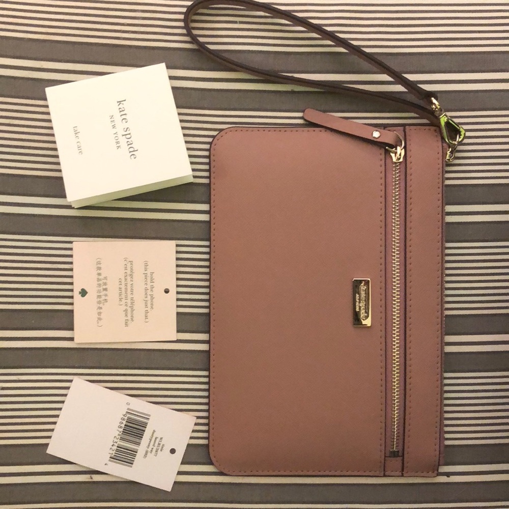 Kate Spade Laurel Way Tinie Wristlet - Dusty Peony